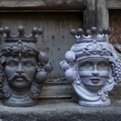 Stefania Boemi Vaso con testa di Galatea> Vasi Figurativi