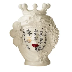 Stefania Boemi Vaso con testa di Gong Lina> Vasi Figurativi