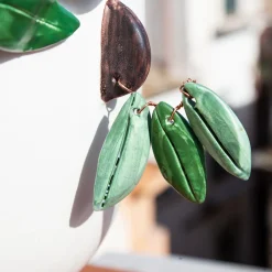 Patrizia Italiano Vaso con testa di venditore di olio Oliva> Vasi Figurativi