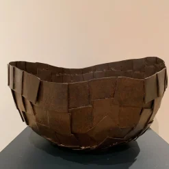 Antonino Sciortino Vaso Cuoio #2> Cachepot E Portavasi