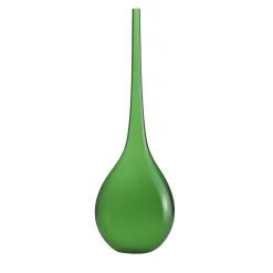 NasonMoretti Vaso decorativo a forma di goccia verde pino di Bolle> Bottiglie Decorative