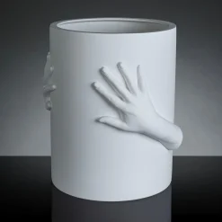 VGnewtrend Vaso decorativo bianco Obice David's Hands> Vasi Figurativi