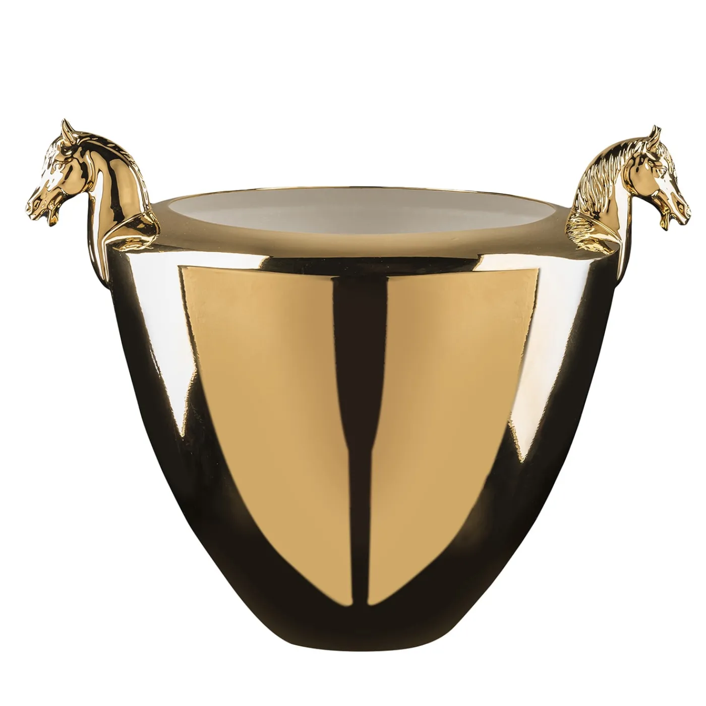 VGnewtrend Vaso decorativo Horse Golden> Anfore