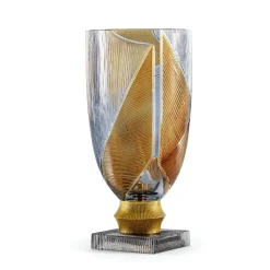 Baldi Home Jewels Vaso Decorativo in Cristallo Oro Piccolo Egeria> Vasi Decorativi