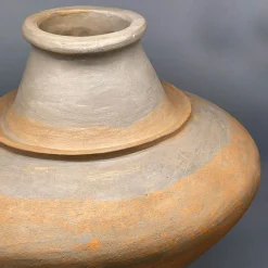 Pottery Roma Vaso decorativo in gres rosso e nero n.88> Vasi Decorativi