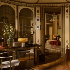 Aina Kari Vaso decorativo in vetro di Murano dorato Stravedamento><noscript><img width=