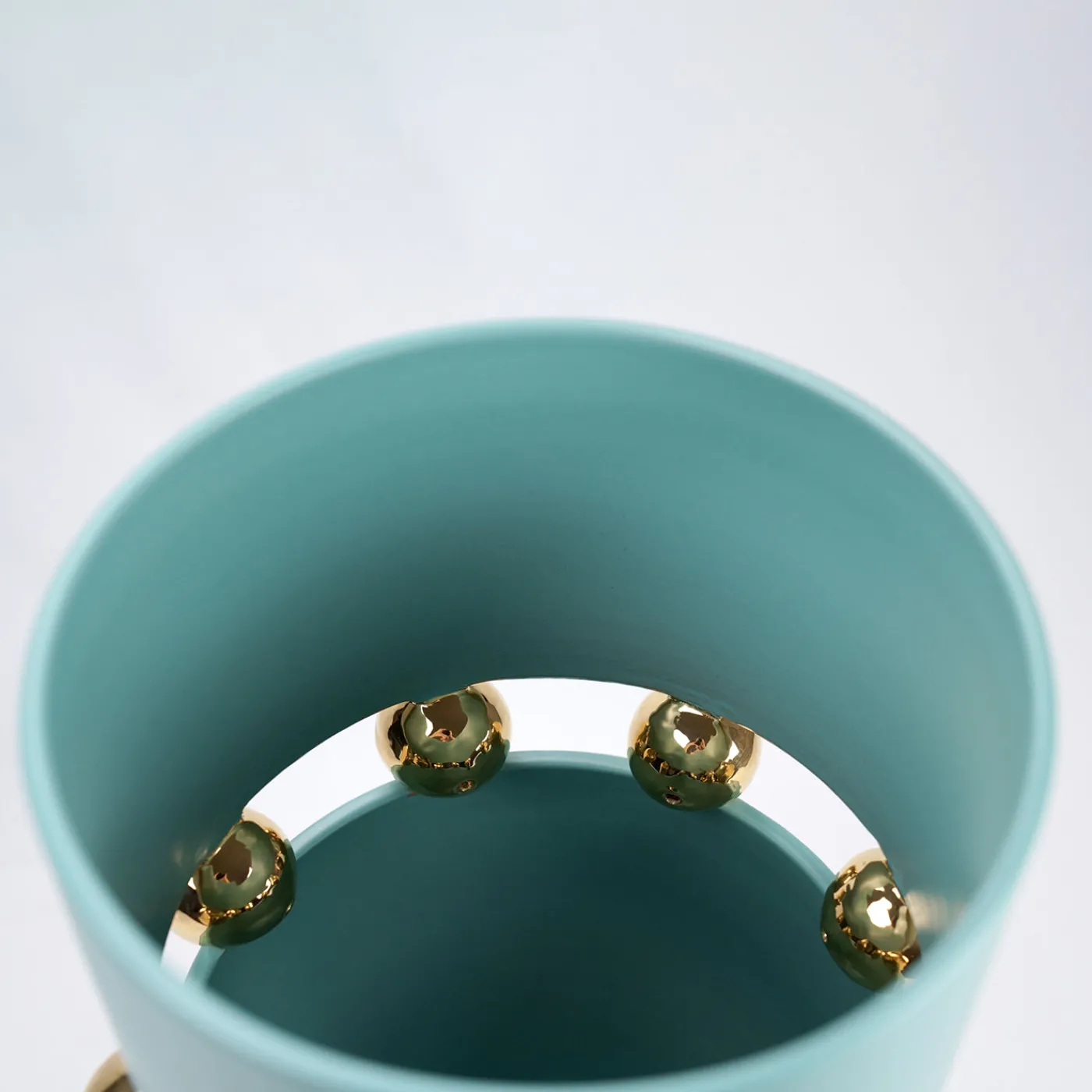 deBlona Vaso Decorativo Kósmos Aquamarine in Ceramica> Vasi Decorativi