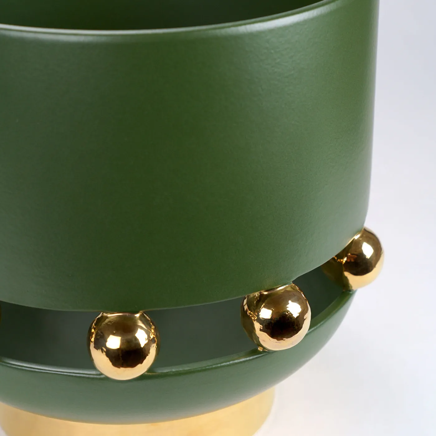 deBlona Vaso Decorativo Kósmos Grande in Ceramica Verde> Vasi Decorativi