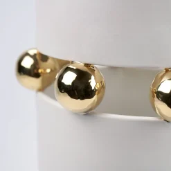 deBlona Vaso Decorativo Kósmos in Ceramica Bianca> Centrotavola