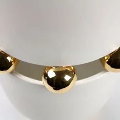 deBlona Vaso Decorativo Kósmos in Ceramica Bianca><noscript><img width=