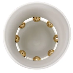 deBlona Vaso Decorativo Kósmos in Ceramica Bianca><noscript><img width=