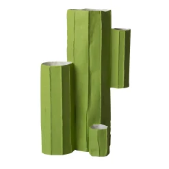 Paola Paronetto Vaso Decorativo Medio Cactus Corteccia E1/Primavera> Vasi Decorativi