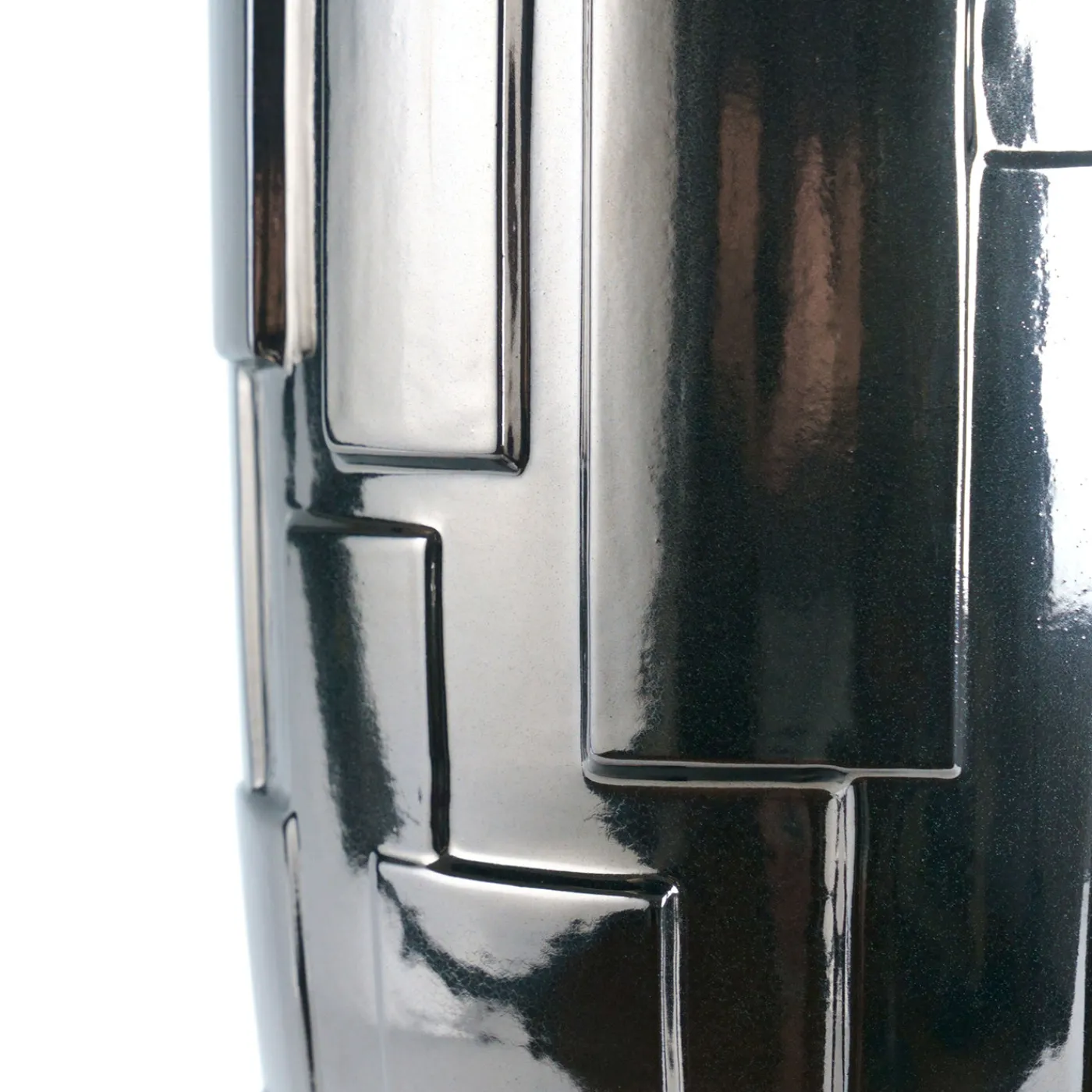 deBlona Vaso Decorativo Panoplia in Ceramica Titanio> Vasi Decorativi