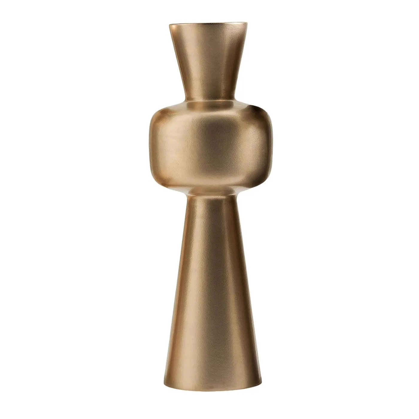 Bosa Vaso Decorativo Pauchy Paire in Ceramica Oro Opaco> Vasi Decorativi