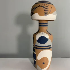 Enryhands Vaso Decorativo U2 con Motivo Astratto in Terracotta><noscript><img width=