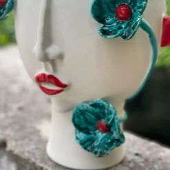 Patrizia Italiano Vaso di testa Santina Infiorata><noscript><img width=