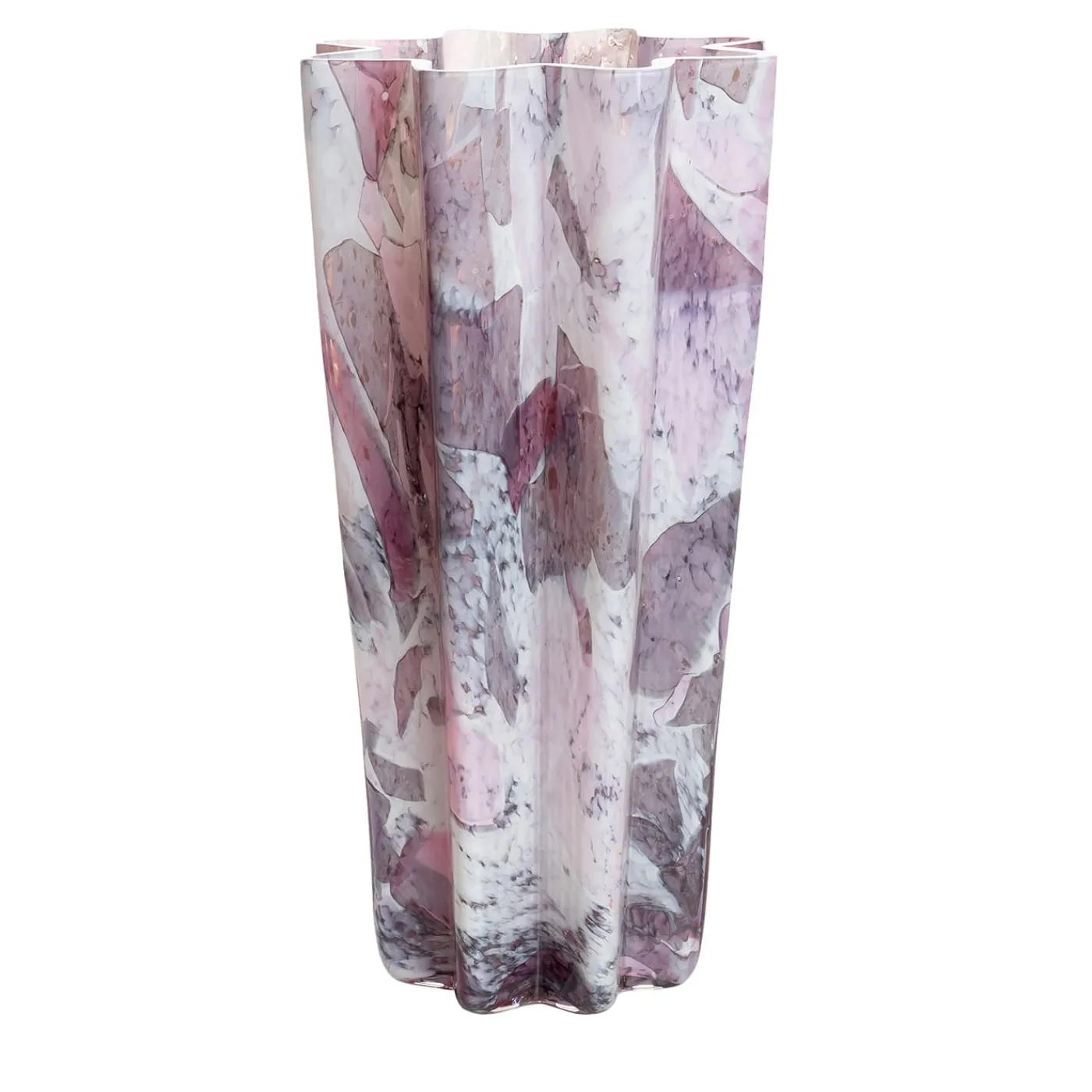 Stories Of Italy Vaso di vetro a secchiello rosa> Vasi Da Fiori