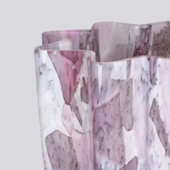 Stories Of Italy Vaso di vetro a secchiello rosa> Vasi Da Fiori