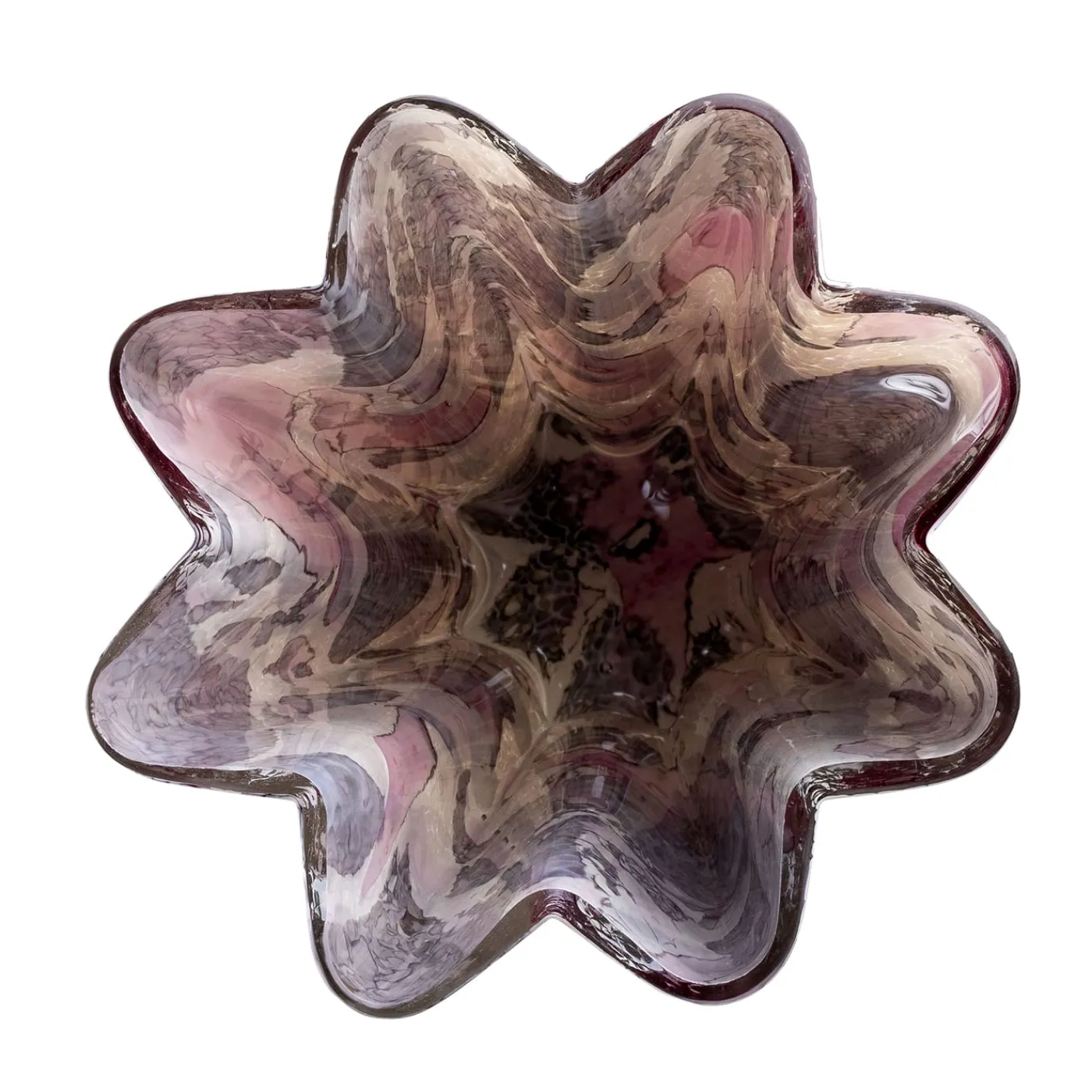 Stories Of Italy Vaso di vetro a secchiello rosa> Vasi Da Fiori