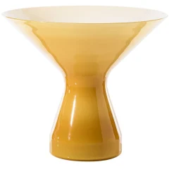 Venini Vaso di vetro giallo Ballerina> Vasi Decorativi