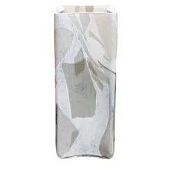 Stories Of Italy Vaso di vetro grigio a secchiello> Vasi Da Fiori