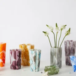 Stories Of Italy Vaso di vetro verde a secchiello><noscript><img width=