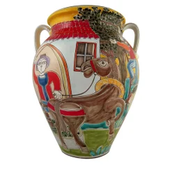 Ceramiche De Simone Vaso DS Raccolta di olive> Anfore