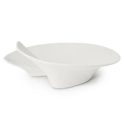 Lineasette Vaso e centrotavola in ceramica bianca Elica><noscript><img width=