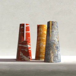 Carcino Design Vaso Elara Breccia di Versailles e Giallo Siena><noscript><img width=