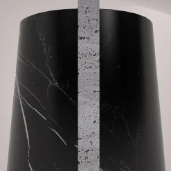 Carcino Design Vaso Elara in marquina nera e travertino> Vasi Da Fiori