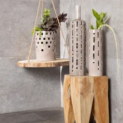 Cerasarda Vaso Faromangiabarche Quercia Da Sughero Taupe di Letizia Piani> Bottiglie Decorative