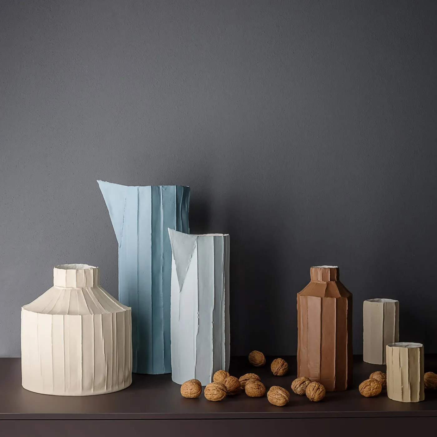 Paola Paronetto Vaso Fide Corteccia B17/Sabbia chiaro> Vasi Da Fiori