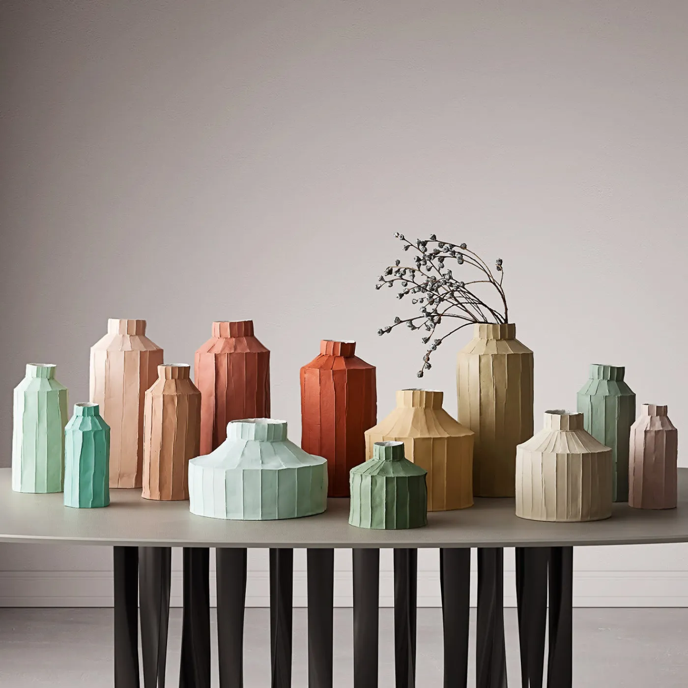 Paola Paronetto Vaso Fide Corteccia B17/Sabbia chiaro> Vasi Da Fiori