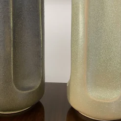 mg12 by Monica Geronimi Vaso Giuseppe Musgo in ceramica smaltata grigia> Vasi Da Fiori