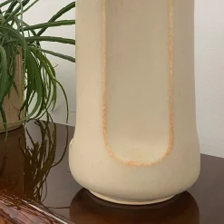 mg12 by Monica Geronimi Vaso Giuseppe Sabbia in ceramica smaltata beige opaco> Vasi Da Fiori