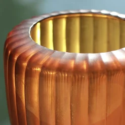 Micheluzzi Glass Vaso Goccia Ambra><noscript><img width=