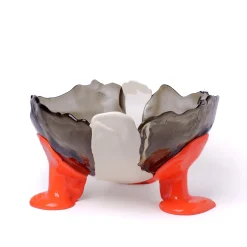 Corsi Design Factory Vaso Grande Big Collina Grigio e Arancione di Gaetano Pesce><noscript><img width=