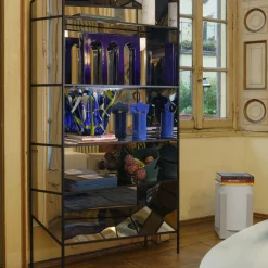 Corsi Design Factory Vaso grande blu verde e bianco Tartan di Paola Navone> Vasi Decorativi