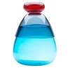 Purho Vaso grande con coperchio Kount Red-Blue-Light Blue di Karim Rashid> Vasi Con Coperchio
