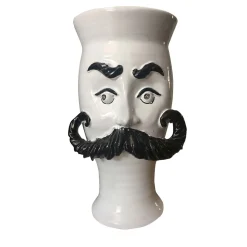 Les Ottomans Vaso grande in ceramica I Turchi #1> Vasi Figurativi