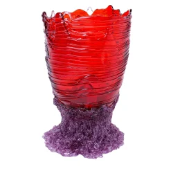 Corsi Design Factory Vaso Grande Spaghetti Rosso e Viola di Gaetano Pesce> Vasi Decorativi