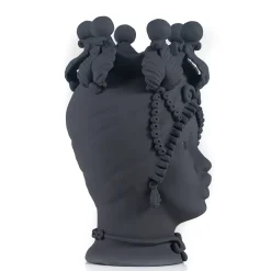 Stefania Boemi Vaso grigio Persefone> Vasi Figurativi