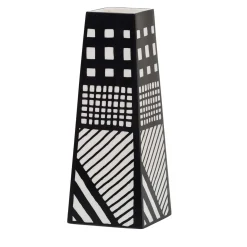 Memphis Vaso in ceramica Agosto di George Sowden - Post Design> Vasi Da Fiori