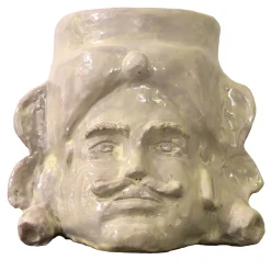 Artema Galli Vaso in ceramica bianca Opuntia Bianco> Vasi Figurativi