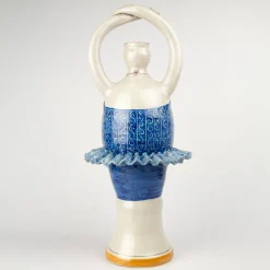 Alessandro Iudici Vaso in ceramica blu Ballerina><noscript><img width=