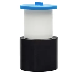 Memphis Vaso in ceramica con coperchio Tiglio di Nathalie Du Pasquier - Post Design> Vasi Con Coperchio