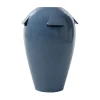 SANTOPECCATORE Vaso in Ceramica Giara Azzurro> Vasi Decorativi