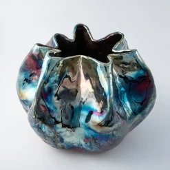 Design Center 1991 Vaso in Ceramica Policroma Il Giardino dei Segreti di Nino Basso><noscript><img width=