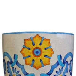 Ceramiche Ceccarelli Vaso in ceramica policroma Anemone Sicilia><noscript><img width=