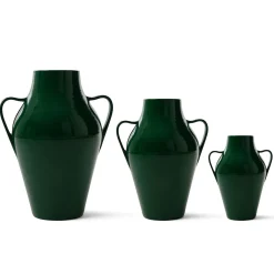 SANTOPECCATORE Vaso in Ceramica Quartara Verde> Anfore